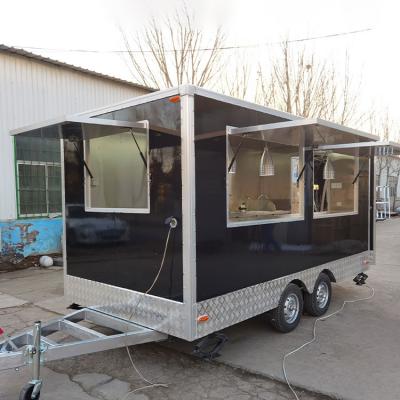 Mobile food truck 7.5ft dining car food trailer