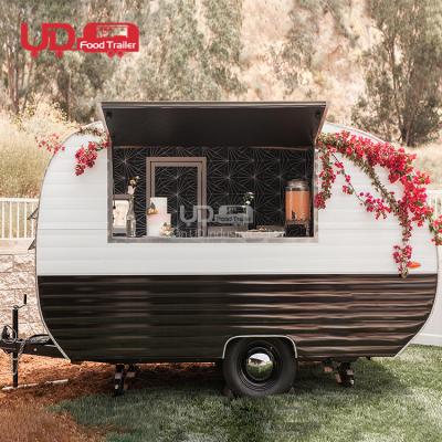 Street Mobile Fast Food Trailer Coffee Cart Ice Cream Truck Kiosk Mobile Bar Trailer For Sale European Mobile Bar Trailer